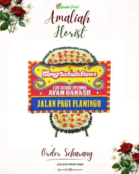 Sewa Papan Bunga Baginda
